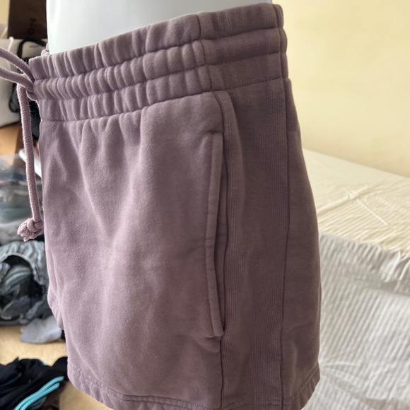 Boyfriend style Women's Sweat Shorts - Berry - Picture 2 of 5